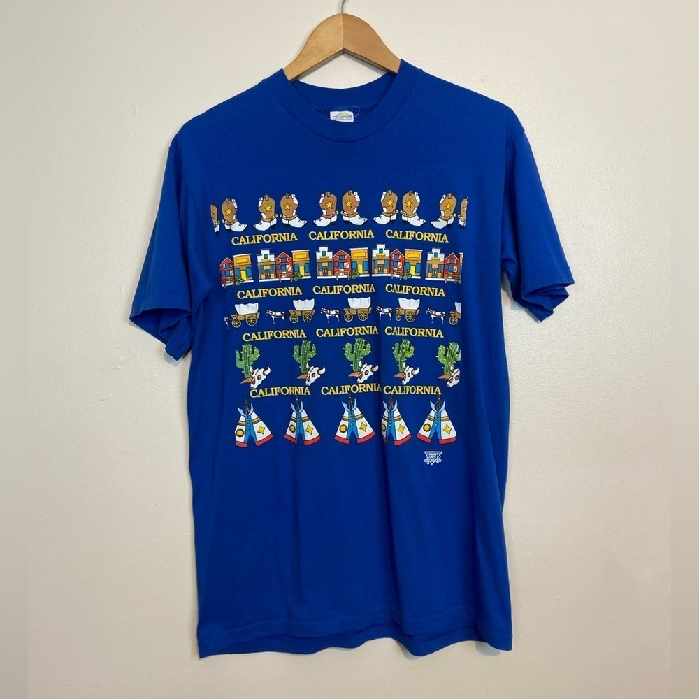 Vintage Genisis California Graphic Tourist Tee | Made in USA